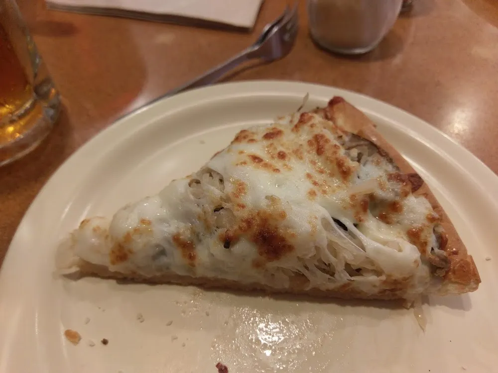Beef Kraut and Mushroom Pizza